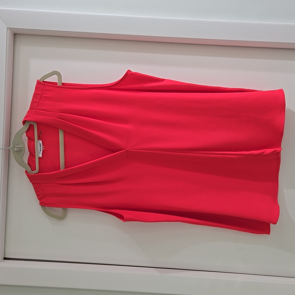 Calvin Klein Peach Sleeveless blouse